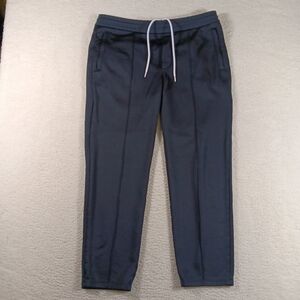 Vince Joggers Mens Large Blue Performance Sweatpants Gym Athleisure Drawstring